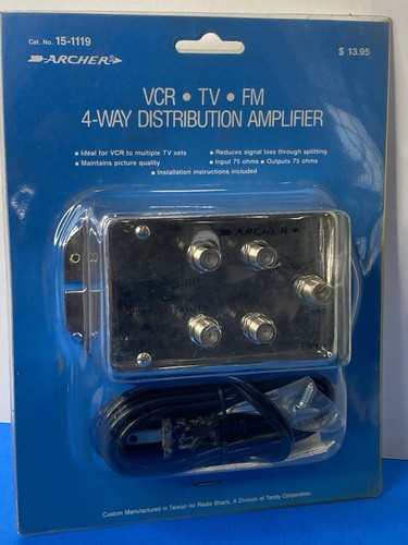 Radio shack way amplifier - shack,,